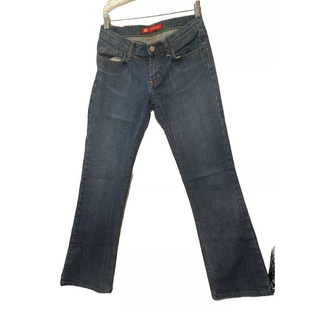 X2 Quality Denim Laboratory Jeans Sz 2 Slim Low Rise Boot Cut